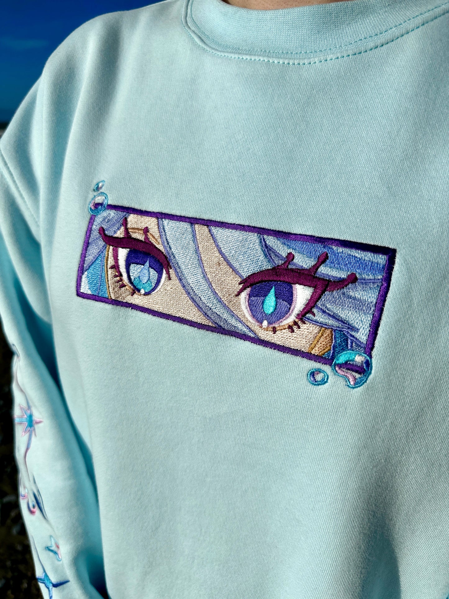 Water Archon Baby Blue Crewneck
