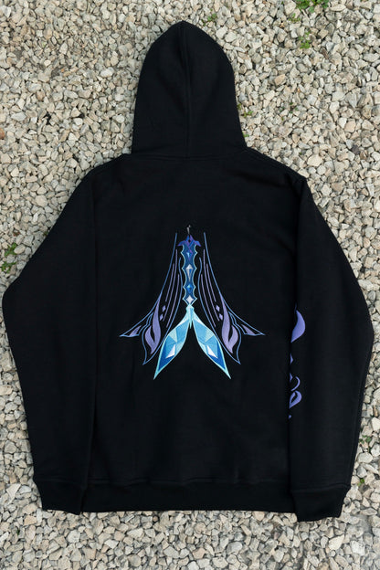 Shattered Star Black Hoodie