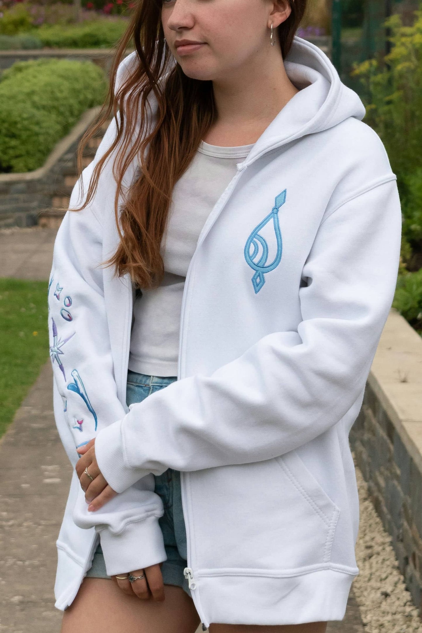 Salon Solitaire Zip-Up Hoodie